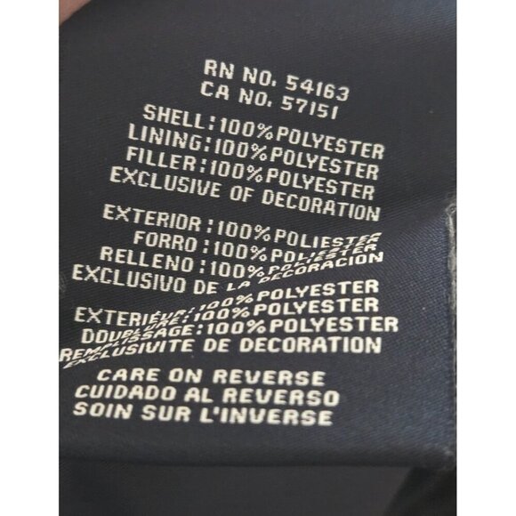 Tommy Hilfiger Men's Poly Twill Full Length Hooded Parka Navy size Medium - Picture 12 of 12